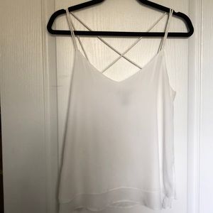 2 for $25! H&M: Crepe style white tank
